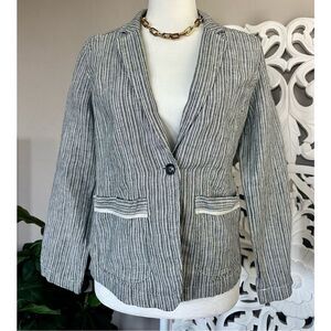 Caslon Linen Casual Blazer petite